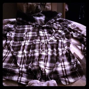 Cute flannel button up